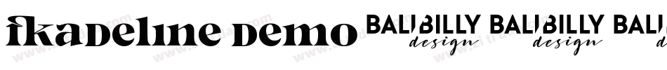 Fadeline Demo字体转换